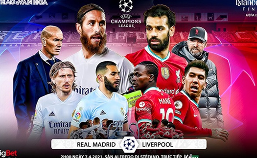 Soi kèo nhà cái Real Madrid vs Liverpool. Tứ kết lượt đi Cúp C1 châu Âu