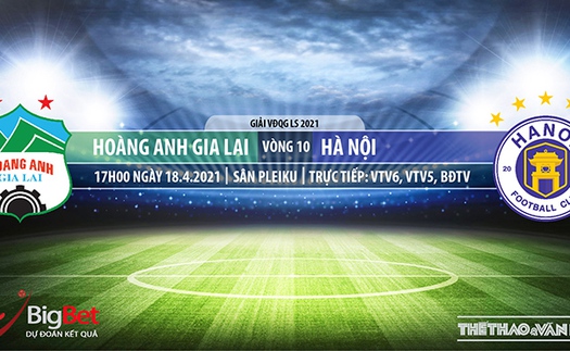 Soi kèo nhà cái HAGL vs Hà Nội. VTV6, BĐTV trực tiếp vòng 10 V-League