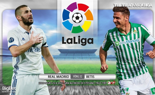 Soi kèo nhà cái Real Madrid vs Real Betis. BĐTV trực tiếp bóng đá Tây Ban Nha