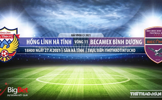 Soi kèo nhà cái Hà Tĩnh vs Bình Dương. TTTT HD trực tiếp vòng 11 V-League