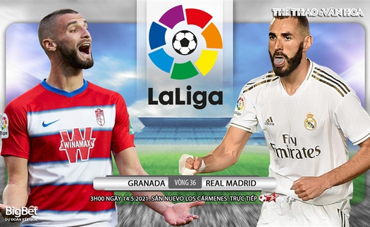 Soi kèo nhà cái Granada vs Real Madrid. BĐTV trực tiếp bóng đá Tây Ban Nha