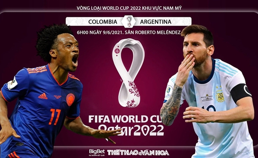 Kèo nhà cái: Kèo Colombia vs Argentina. Trực tiếp bóng đá vòng loại World Cup 2022