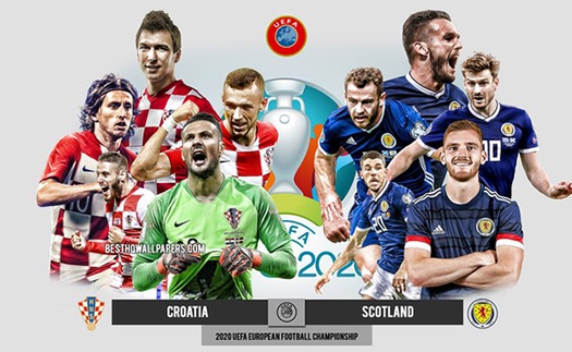 Soi kèo nhà cái Scotland vs Croatia, EURO 2021. VTV6 VTV3 trực tiếp bóng đá