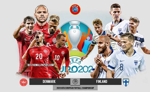 Soi kèo Đan Mạch vs Phần Lan. Kèo nhà cái EURO 2021. Trực tiếp bóng đá VTV6, VTV3