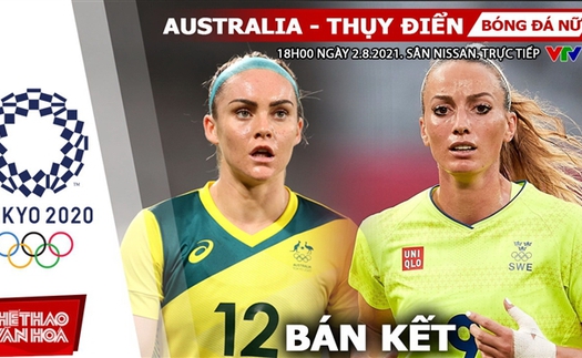 Soi kèo nhà cái Úc vs Thụy Điển, bóng đá nữ Olympic 2021 vòng bán kết (18h ngày 2/8)