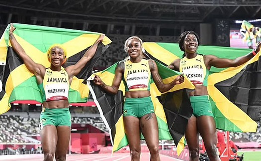 Elaine Thompson-Herah phá kỷ lục Olympic nội dung chạy 100m nữ