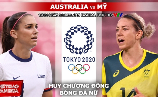 Soi kèo nhà cái, nhận định bóng đá nữ Úc vs Mỹ, Olympic 2021 (15h ngày 5/8)