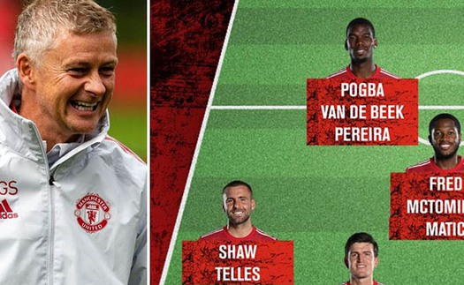 MU: Solskjaer đang có một đội hình đặc biệt nhất