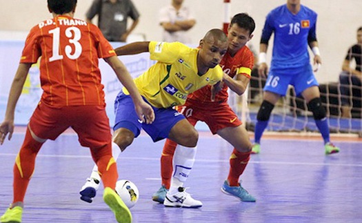 KẾT QUẢ futsal Việt Nam 1-9 Brazil, Futsal World Cup 2021 hôm nay