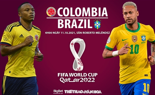 Soi kèo nhà cái Colombia vs Brazil. Nhận định, dự đoán bóng đá World Cup 2022 (4h00, 11/10)