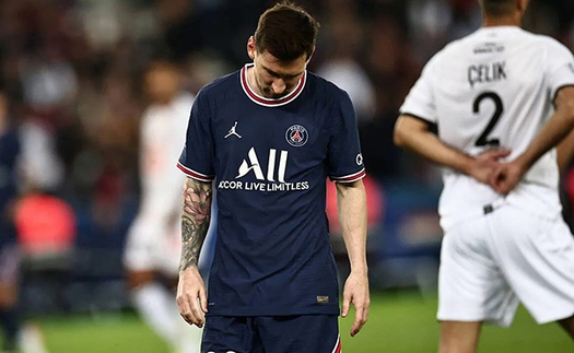 PSG: Messi gây thất vọng, bị thay ra sau hiệp 1 trận thắng Lille