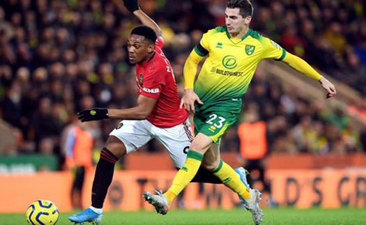 KẾT QUẢ bóng đá Norwich 0-1 MU, Ngoại hạng Anh hôm nay