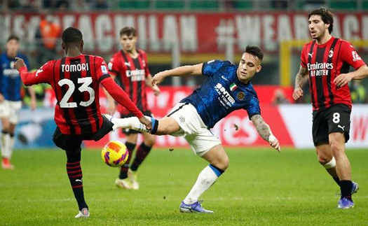 Soi kèo nhà cái AC Milan vs Inter Milan. Nhận định, dự đoán bóng đá Cúp quốc gia Ý (3h00, 2/3)