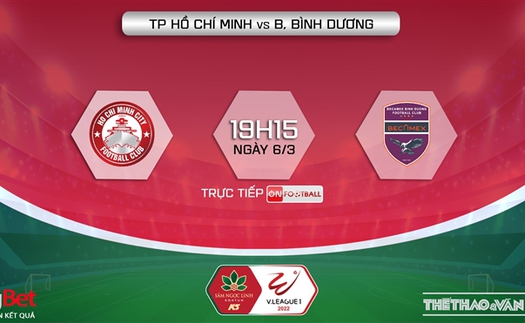 Soi kèo nhà cái TPHCM vs Bình Dương. Nhận định, dự đoán bóng đá V-League 2022 (19h15, 6/3)