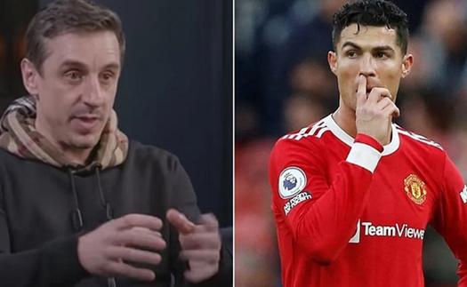 Gary Neville: ‘Ronaldo không thể lọt vào đội hình Man City’