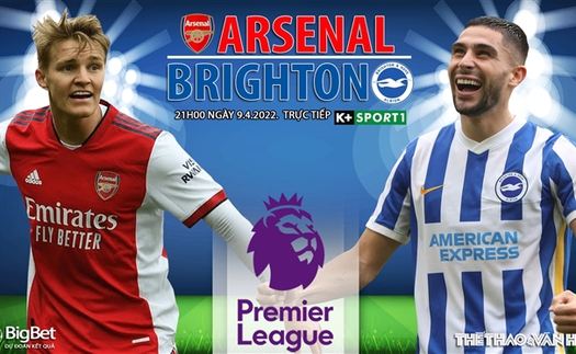 Soi kèo nhà cái Arsenal vs Brighton. Nhận định, dự đoán bóng đá Anh (21h00, 9/4)