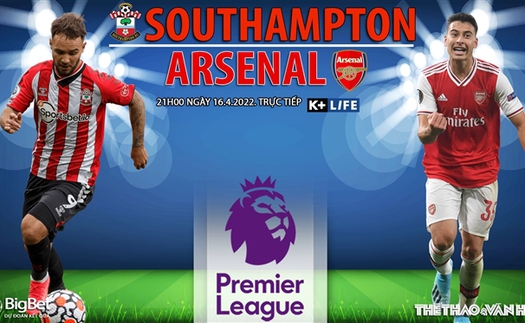 Soi kèo nhà cái Southampton vs Arsenal. Nhận định, dự đoán bóng đá Anh (21h00, 16/4)