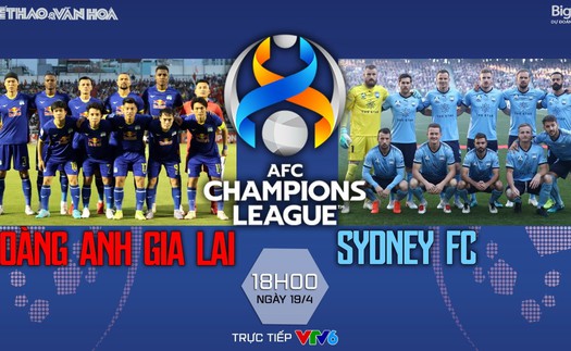 Soi kèo nhà cái HAGL vs Sydney FC. Nhận định, dự đoán bóng đá Cúp C1 châu Á (18h00, 19/4)