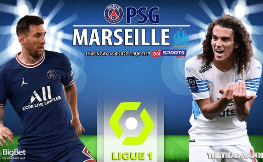 Soi kèo nhà cái PSG vs Marseille. Nhận định, dự đoán bóng đá Ligue 1 (1h45, 18/4)