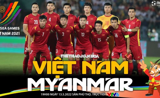 Soi kèo nhà cái U23 Việt Nam vs U23 Myanmar. VTV6 trực tiếp bóng đá SEA Games 31 (19h00, 13/5)