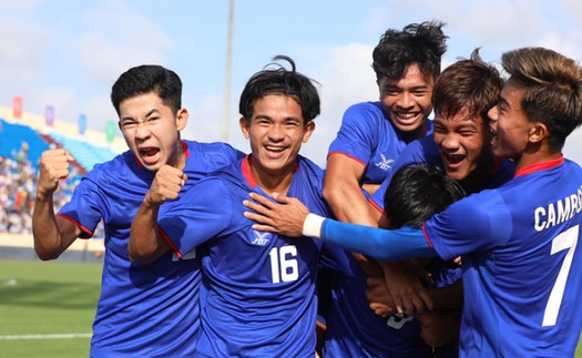 U23 Campuchia thắng đậm U23 Lào ở trận ra quân tại SEA Games 31