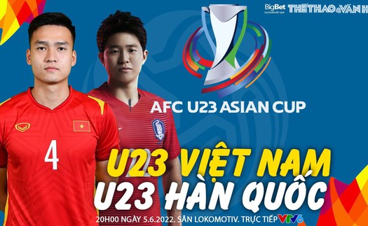 Soi kèo nhà cái U23 Việt Nam vs U23 Hàn Quốc. Nhận định, dự đoán bóng đá U23 châu Á (20h00, 5/6)