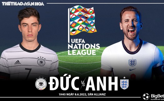 Soi kèo nhà cái Đức vs Anh. Nhận định, dự đoán bóng đá Nations League (1h45, 8/6)