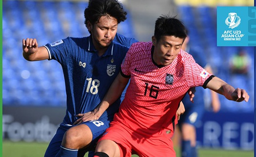 U23 Hàn Quốc 1-0 U23 Thái Lan: Hàn Quốc chật vật giành vé, Thái Lan bị loại