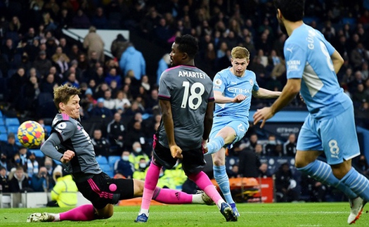 KẾT QUẢ bóng đá Leicester City 1-0 Man City, Ngoại hạng Anh hôm nay