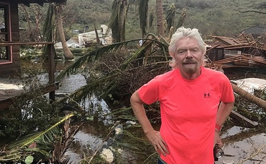 Cận cảnh hòn đảo của tỷ phú Richard Branson bị siêu bão Irma phá hủy tan hoang