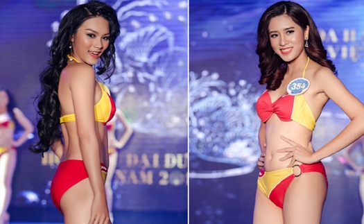 Đường cong 'nóng bỏng' của người đẹp Hoa hậu Đại dương trong trang phục bikini