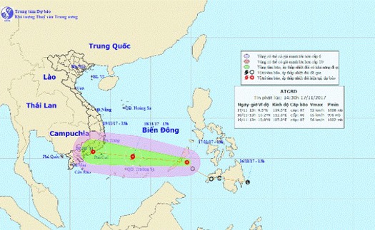 Công điện khẩn ứng phó với áp thấp nhiệt đới có nguy cơ thành bão