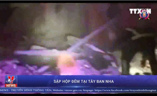 VIDEO sập hộp đêm tại Tây Ban Nha, 40 người bị thương