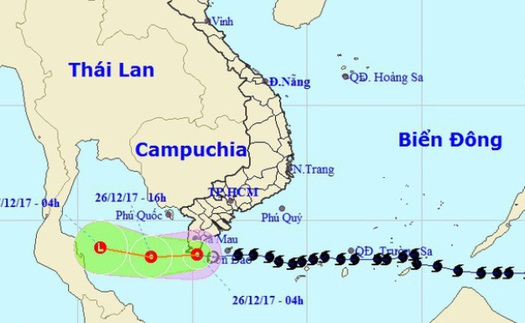 Bão số 16 suy yếu thành áp thấp nhiệt đới, mưa to còn kéo dài 2-3 ngày