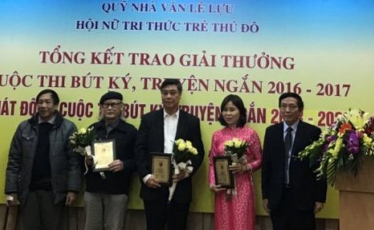 Công bố giải thưởng cuộc thi bút ký, truyện ngắn 2016-2017