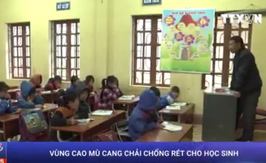 VIDEO: Mù Cang Chải 'căng mình' chống rét cho học sinh