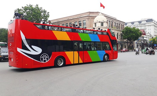 Chính thức vận hành xe buýt 2 tầng City Tour tham quan Hà Nội vào cuối tháng 5