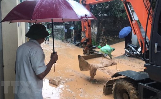 Lũ quét cuốn trôi 1 sĩ quan Công an tại Quảng Ninh