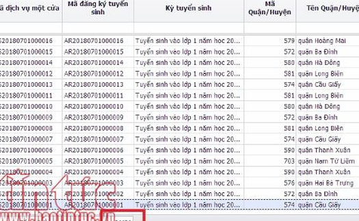 Tuyển sinh trực tuyến vào lớp 1: 28 giây để đăng ký học cho con