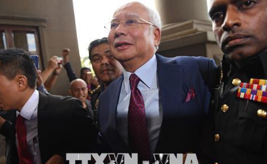 Công tố Malaysia chính thức buộc tội cựu Thủ tướng Najib Razak tham nhũng