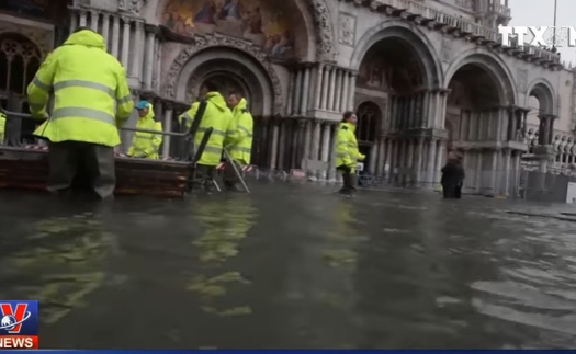 VIDEO 3/4 thiên đường du lịch Venice chìm dưới nước