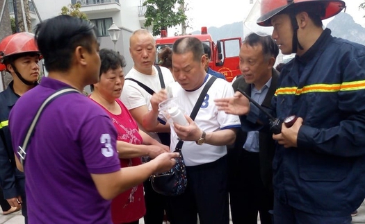 Giải cứu năm du khách Trung Quốc trong vụ cháy khách sạn