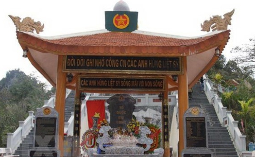 Truy điệu và an táng hài cốt liệt sỹ tại Nghĩa trang liệt sỹ Quốc gia Vị Xuyên