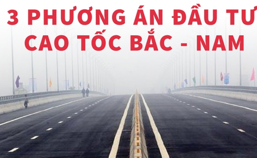 3 phương án đầu tư cao tốc Bắc - Nam