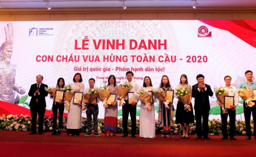 Vinh danh con cháu Vua Hùng toàn cầu năm 2020