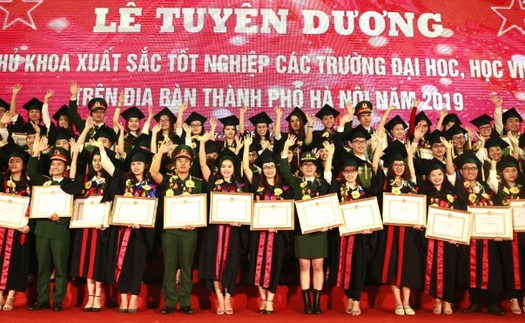 Hà Nội tuyên dương 88 Thủ khoa xuất sắc