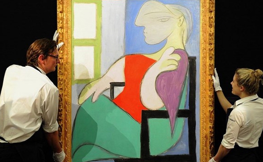 Tranh vẽ 'Nàng thơ' của Picasso được bán với giá 103 triệu USD