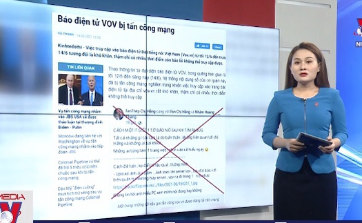 VIDEO: Xử lý nghiêm các đối tượng tấn công mạng Báo điện tử VOV
