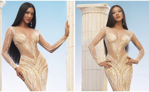 Cận cảnh trang phục dạ hội Á hậu Kim Duyên dự thi Miss Universe 2021