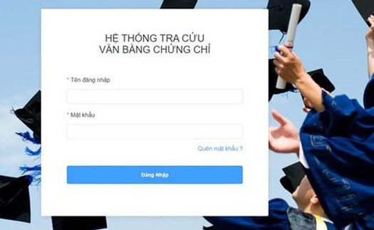 Không cập nhật văn bằng, chứng chỉ giáo dục nghề nghiệp trên Trang Thông tin tra cứu sẽ bị đình chỉ hoạt động